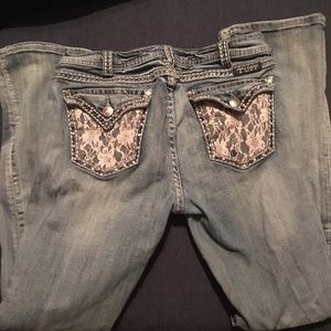 Cowgirl tuff lace jeans